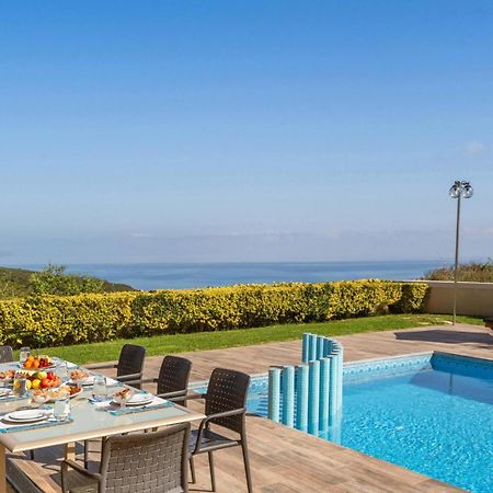 Villa Ariella With Sea View Agia Marina  Bagian luar foto