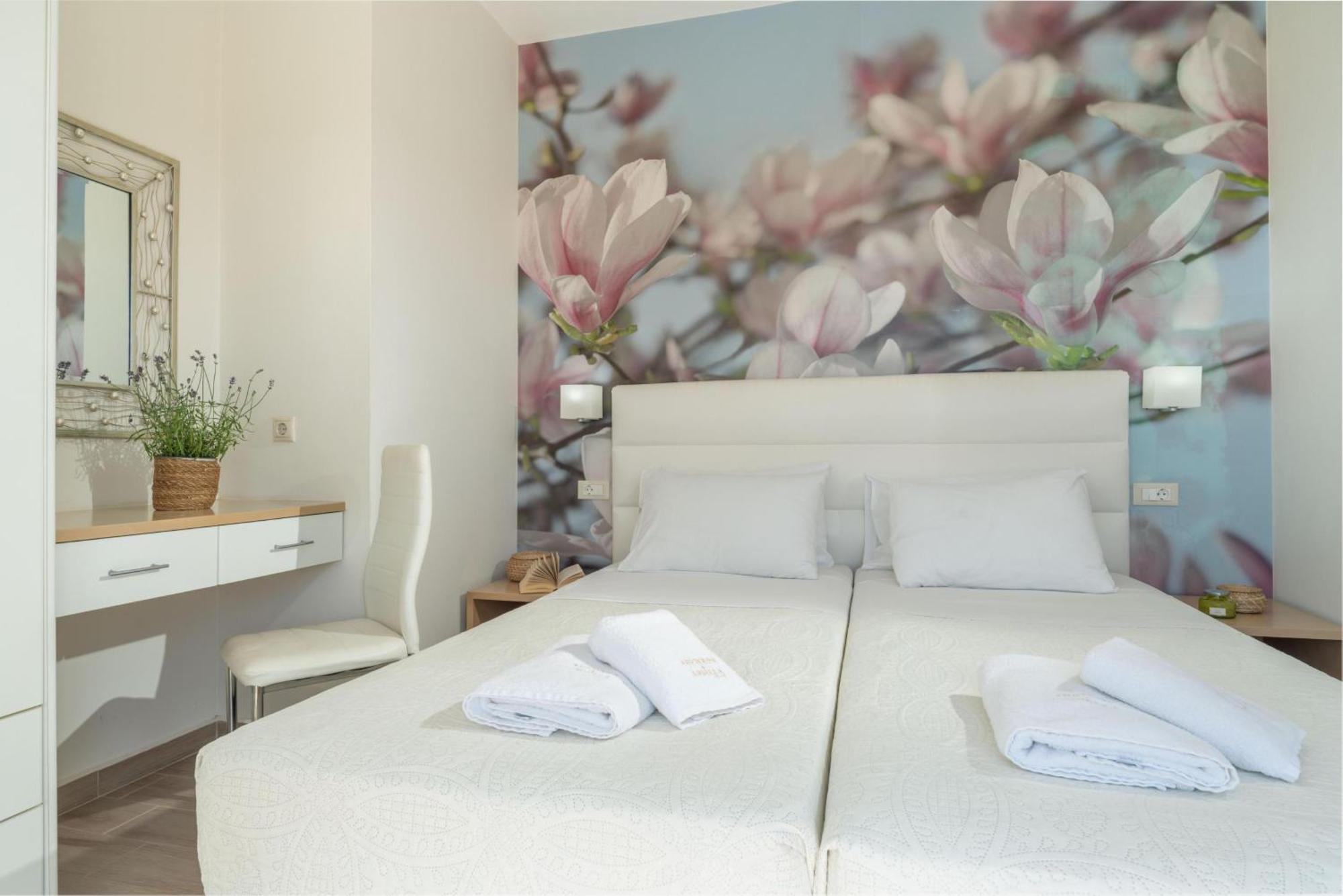 Villa Ariella With Sea View Agia Marina  Bagian luar foto