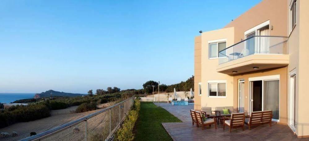 Villa Ariella With Sea View Agia Marina  Bagian luar foto