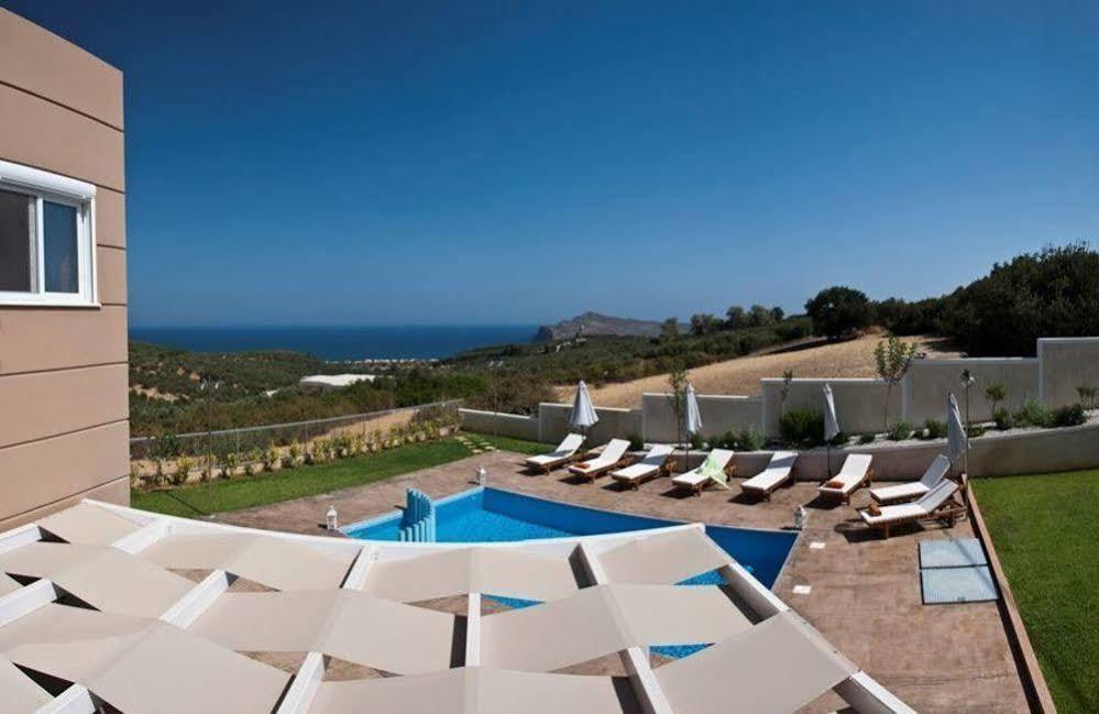 Villa Ariella With Sea View Agia Marina  Bagian luar foto