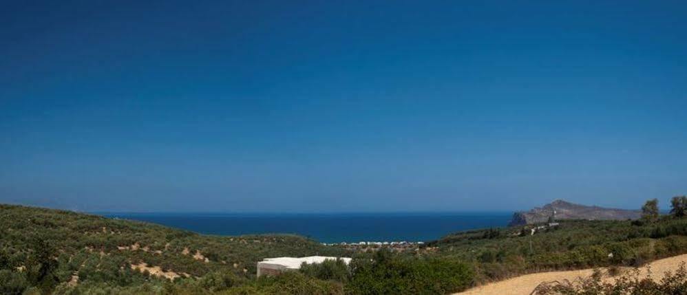 Villa Ariella With Sea View Agia Marina  Bagian luar foto